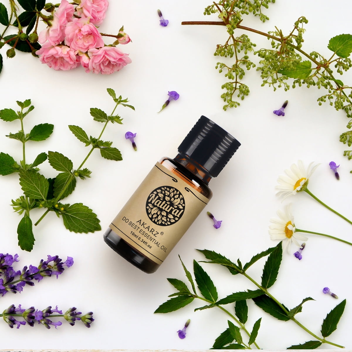 AKARZ Narcissus Essential Oils 3.38 fl.oz./100ml Pure And Naturel Aromatherapy Face Body Skin Care Massage Aroma Perfume Oil