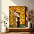 thumbnail image 6 of UXIEQU The Kiss Gustav Klimt Canvas Wall Art Print 15.75x11.81 Inches, 6 of 8