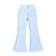 thumbnail image 4 of Ingzy 2-Pack Girls High Waisted Bell Bottoms Stretch Yoga Leggings Athletic Casual Pants, 4 of 9