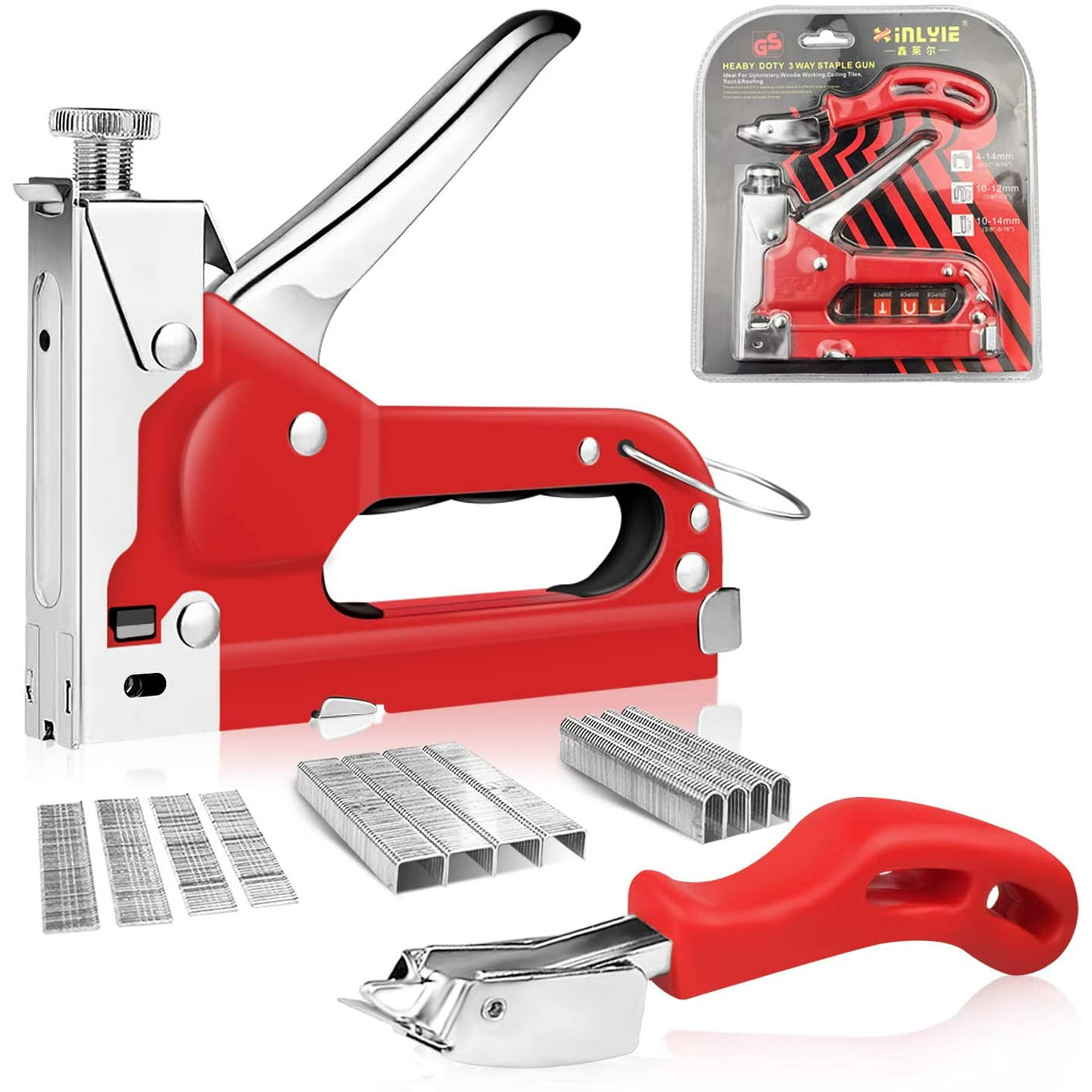 Staple With Staples Manual S Remover And 1200 Portable Upholstery For Wood Crafts Carpet