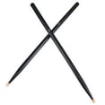 thumbnail image 3 of Raindrops 1 Pair Wood Drum Sticks Black Non-skid Surface Comfortable Grip for Percussion Instruments 5A Drumsticks, 3 of 8