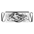 thumbnail image 2 of Mermaid Corona Server Apron with 3 Pockets Waterproof Waitress Waist Short Apron for Man Woman 12 Inches, 2 of 7