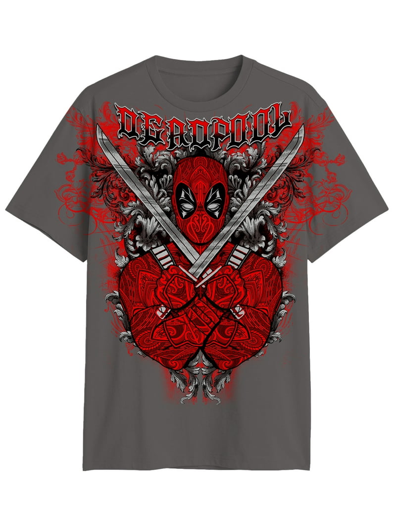 Funko Pop! & Tee: Deadpool Holiday Set – Includes Metallic Pop! Figure & Navy T-Shirt