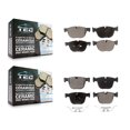 thumbnail image 1 of TEC Front Rear Ceramic Brake Pads Kit for Car BMW X5 X6 KTC-100124, 1 of 10