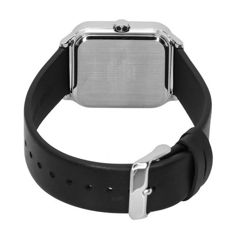 Casio Men's Watch with Analog Moon Phase, Leather Strap Casio Men's Watch with Analog Moon Phase, Leather Strap