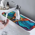 thumbnail image 7 of Sikiie Colorful Textured Chihuahua Splash Guard for Sink Faucet-1 PC Super Absorbent Fast Drying Mat Sink Gadgets-Splash Guard for Kitchen, Sink Mat, 7 of 7
