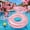 pink, variant on Thickened Glitter Diamond Ring Inflatable Adult Pool Float, 265 LBS Load Large Swim Tube Lounger with Towel Set, Bachelorette Bridal Shower Engagement Wedding Decor Photo Prop, Fun Floatie for Beach