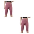 thumbnail image 2 of Pantalones de Yoga Sonducket mujer cintura alta absorbente de sudor Rojo S 2Conjunto, 2 of 6