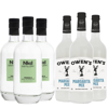 Nkd Distillery Tequila 3 Pack Alternative Premium Non-Alcoholic Spirit 750 ML Bottles w 3 Pack Owen’s Mixers Margarita Mix 750 ML Bottles - A