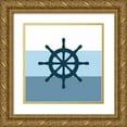 thumbnail image 1 of Robinson, Tamara 20x20 Gold Ornate Wood Framed with Double Matting Museum Art Print Titled - Wheel, 1 of 4