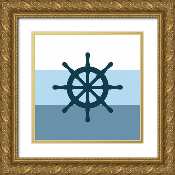 Robinson, Tamara 20x20 Gold Ornate Wood Framed with Double Matting Museum Art Print Titled - Wheel