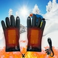 thumbnail image 1 of Guantes de Trabajo de Invierno Espesados Guantes de Calefacción de Esquí Al Aire Libre, Cinco Dedos Guantes de Trabajo Calientes de Temperatura Ajustable de Calor Completo, 1 of 7