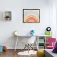 thumbnail image 3 of Stupell Industries Pastel Rainbow Alphabet Landscape Painting Gold Floater Framed Canvas Art Print Wall Art, 31 x 25, 3 of 10