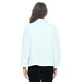thumbnail image 3 of Casual Nights Button Front Polyester, Sleep Bed Jacket Top (Women's) L, 3 of 5