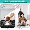 thumbnail image 4 of Dog Mat for Food and Water Absorbent No-Slip Cat Food Mat Black Coffee Cat Mat for Food Dog Water Bowl Mat for Messy Drinker, 4 of 7