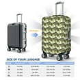 thumbnail image 4 of Lsque pelecus cultratus Printed Luggage Cover, Travel Luggage Protector,Scratch and Dirt Resistant, Fits 18-32 Inch Luggage-Small, 4 of 7