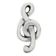thumbnail image 2 of Reflection Beads Sterling Silver Reflections Treble Clef Bead, 2 of 3