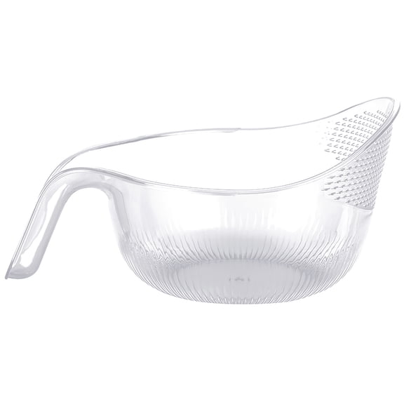 Functional Rice Washing Colander Efficient Draining Bowl Practical Sink Basket PET Suitable for Washing Rice