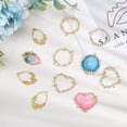 thumbnail image 5 of Resin Making Set, 12pcs Open Bezel Pendant, Alloy Resin Frame Pendants with 1 Roll Seamless Paper Tape for Resin Jewelry Making, 5 of 6
