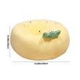 thumbnail image 3 of Fiudx Ofertas flash del día Cojín Redondo Cojín De Orificio Medio Adecuado para Sentarse En El Suelo Cojín De Oficina Cojín De Asiento Sólido Y Grueso Cojín A Tope para Sofá De Yoga para Sala De Esta, 3 of 6