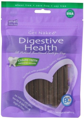 Photo 1 of Get Naked Digestive Health Grain-Free Small Dental Stick Dog Treats, 18 count 2 PACKS 
