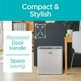 thumbnail image 4 of Black + Decker BCRK17W Compact Refrigerator Energy Star Single Door Mini Fridge with Freezer, 1.7 Cubic Ft., White, 4 of 7
