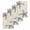 Beige, Navy, Cream, variant on Beige Starfish Coastal Kitchen Dish Towels for Drying Dishes Set of 3, Seaside Nautical Summer Rustic Waffle Weave Microfiber Hand Tea Bathroom Towels Quick Dry & Absorbent Towel 15.7x23.6