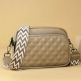 thumbnail image 1 of Women Crossbody Bag Color Clash PU Tote Bag Chain Simple Female Commuter Handbag, 1 of 9