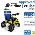 thumbnail image 2 of MAJESTIC IQ-8000 New Remote & Joystick Controlled Mobility Aid Lightweight Foldable Electric Wheelchair, 2 of 6