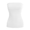thumbnail image 3 of MixMatchy Women's Basic Solid Stretchy Cotton Long Bandeau Tube Top, 3 of 5