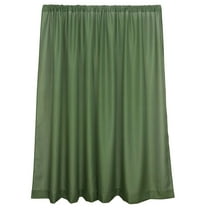 Efavormart 2 Pack | Olive Green Polyester Drapery Panels With Rod Pockets, Photography Backdrop Curtains, 5ftx8ft - 130 GSM