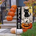 thumbnail image 6 of Halloween Garden Flag, Halloween Decor Ghost Cat Boo Yard Flag 12.5x18 Double Sided Holiday, Halloween Garden Flags Pumpkin Signs Home Decorations Rustic Welcome Outdoor Decorative Farmhouse, 6 of 6