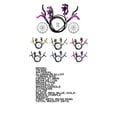 thumbnail image 4 of Hydraulic Disc Brake Set Modification Professional Bikes Accessories Bicycle Parts Cycling Accessories Braking Kit Modified Part Purple Left and Rid Side, 4 of 9