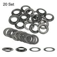 thumbnail image 3 of Kit de 20 ojales de metal con arandelas de 30 mm para cortinas, lonas, bolsas de cuero, bricolaje, color gunmetal, 3 of 6