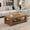 Walnut, variant on Alvantor Industrial Style Coffee Table, Double Layer MDF, Walnut Finish, for Living Room and Bedroom