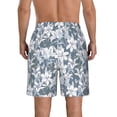 thumbnail image 3 of Naloa Lilies Flowers Men's Beach Shorts, Surfing shorts, Swim trunks, Quick Dry Swim Trunks for Surfing Beach Fun - Medium, 3 of 9