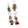 thumbnail image 3 of LLAVEROS DE NAVIDAD 4 PZ SANTA GRINCH ABUELITA Y RENO, 3 of 3