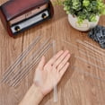 thumbnail image 3 of 24Pcs 3 Sizes Bar Acrylic Support Rods for DIY Crafts Transparent Clear Round Dowel Sticks for Stacking and Supporting Cake Support DIY Handwork Rods 196mm Clear for diy making, 3 of 8