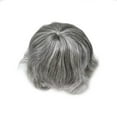thumbnail image 6 of LYRICAL HAIR Toupee Hair for Men Thin Skin Mens Toupee Human Hair Replacement System 7"X9" All Poly Mens Hairpiece PU Injected Mens Wig Units, 6 of 7