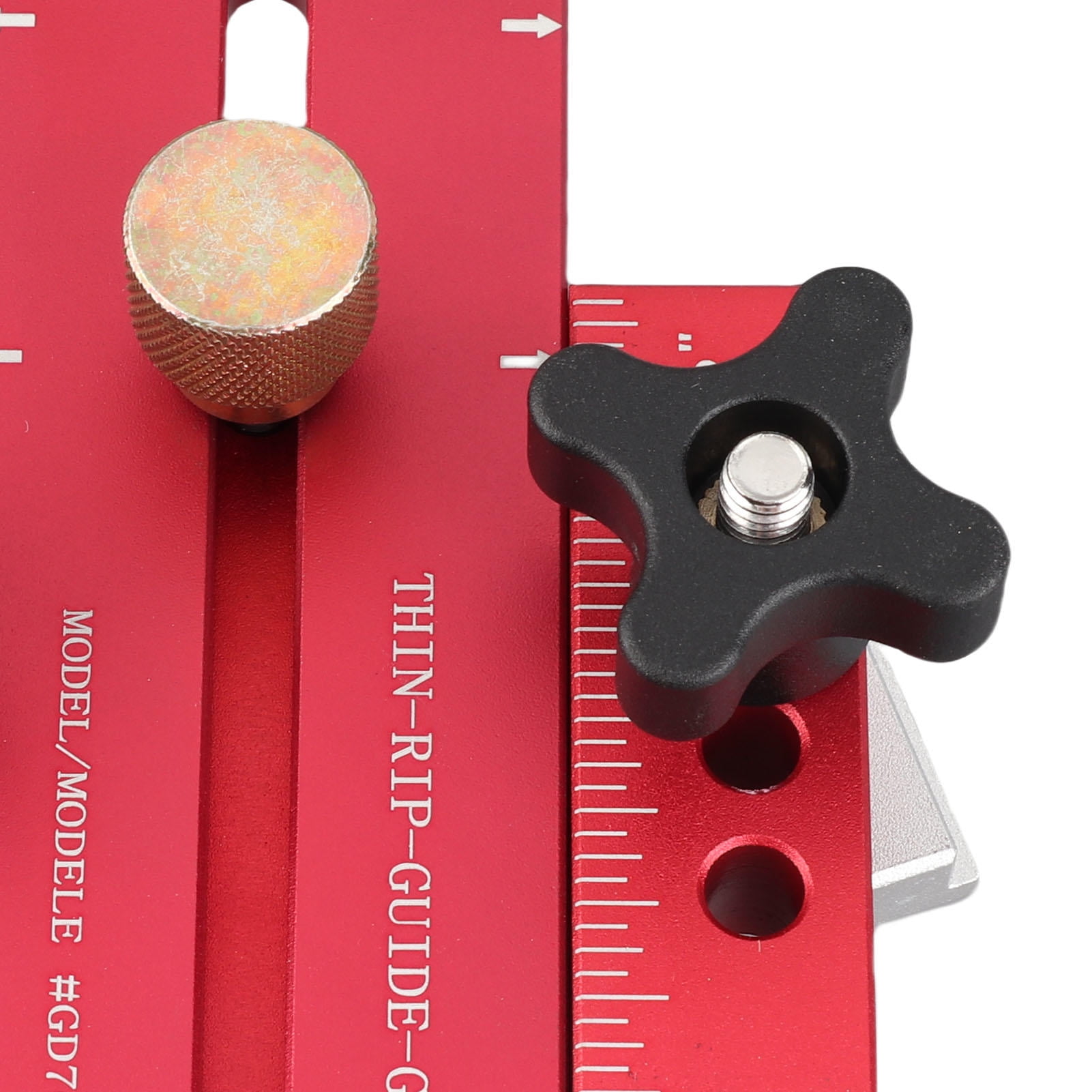 Yajisi Precision Aluminum Table Saw Jig – Secure Locking, Sliding Slot & Clamping for Accurate Narrow Strip Cuts