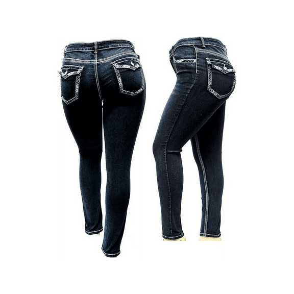 NEW JACK DAVID WOMEN'S PLUS SIZE Stretch premium denim jeans Skinny PANTS (N595)