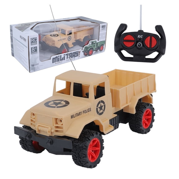 1:24 Scale Entry RC Car - 2.4GHz 4-Channel Radio Control | 9x6cm Compact Design w/Simple Steering | Age 6 as show