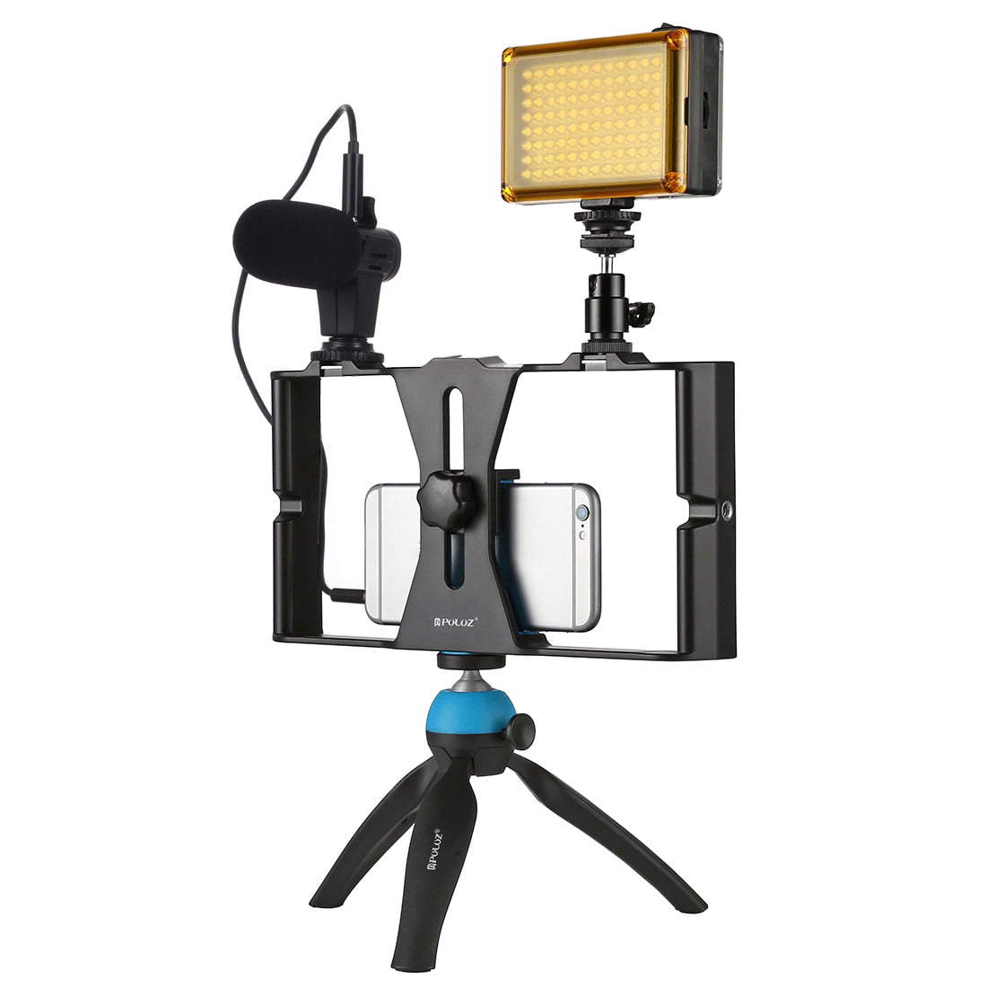 Xit Camera Flash Bracket For LED Light for Camera Video Light and Mic Tripod 
