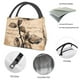 thumbnail image 4 of Disketp Vintage Rose Botanical Art Bolsa Térmica Estampada, Bolsa Térmica Aislante para Almuerzo, Playa y Campamento, 4 of 6