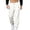 Khaki, variant on Mens Sweatpants with Drawstring Elastic Waist Pants Open Bottom Straight Leg Sweat Pant Loose Fit Fall Trouser with Pockets Black XL