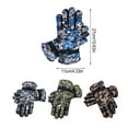 thumbnail image 4 of Minnieouse Guantes cálidos de invierno Par de mitones de esquí Guante ajustable de moda para adultos con hebilla para ciclismo Esquí Mujeres Hombres guantes y mitones Gris Minnieouse AP011189-02B, 4 of 6