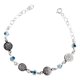 thumbnail image 1 of JOYARIS Pulsera Ajustable Con Medallas De San Benito Plata Ley 925 Talla Largo/Ancho: 19 cm (ajustable) x 3.5 mm PT-0000704, 1 of 3