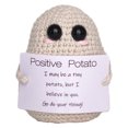 thumbnail image 1 of Patata Lana Nueva Con Trasero Bonita Muñeca Patata Positiva Hecha A Mano Ganchillo (Beige) (Big Butt Potato Beige), 1 of 9