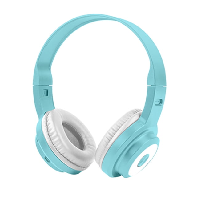 Cateissary Auriculares inalámbricos Auriculares plegables de múltiples modos Auriculares ligeros multipropósito Auriculares para escuchar música Cables de audio/vídeo Verde