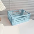 thumbnail image 4 of Hovmgk Folding Desktop Storage Basket, Space-Saving Plastic Storage Box for Office & Home Use, Easy Installation, Ideal for Organizing Small Items and Toiletries, Durable Design, 4 of 6